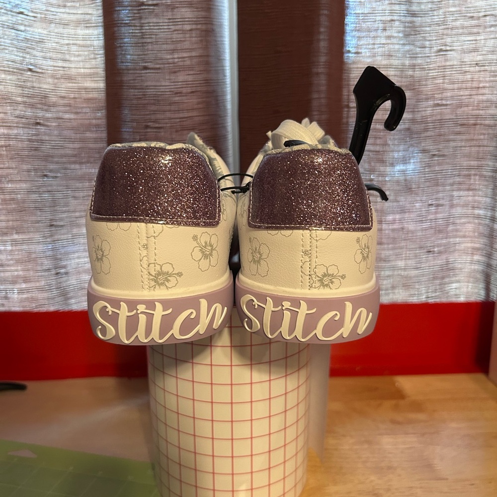 Disney Stitch White and Purple Sneakers - Picture 3 of 5